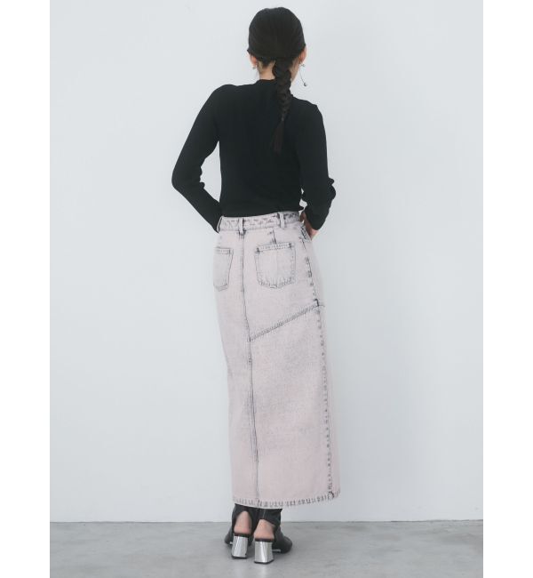 MURUA「フロントオープンデニムロングスカート【セットアップ着用可】」|スカート|