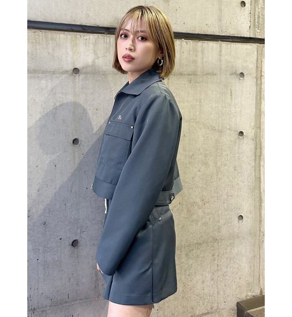 MURUA「ステンカラージップブルゾン【セットアップ着用可】」|ブルゾン・スタジャン|