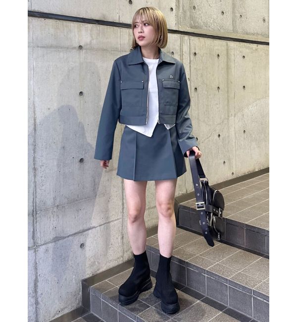 MURUA「ステンカラージップブルゾン【セットアップ着用可】」|ブルゾン・スタジャン|