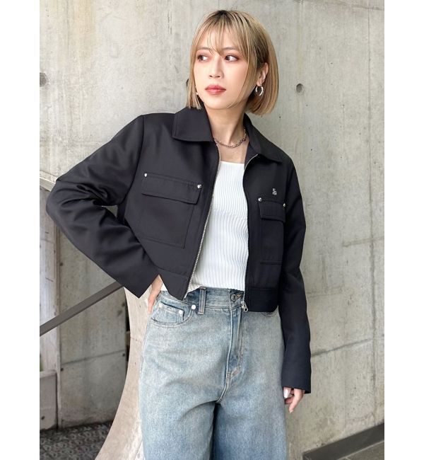 MURUA「ステンカラージップブルゾン【セットアップ着用可】」|ブルゾン・スタジャン|