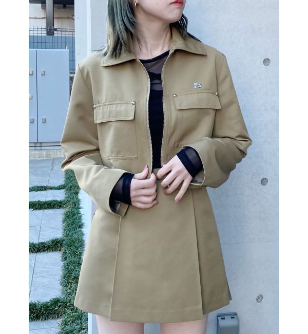 MURUA「ステンカラージップブルゾン【セットアップ着用可】」|ブルゾン・スタジャン|