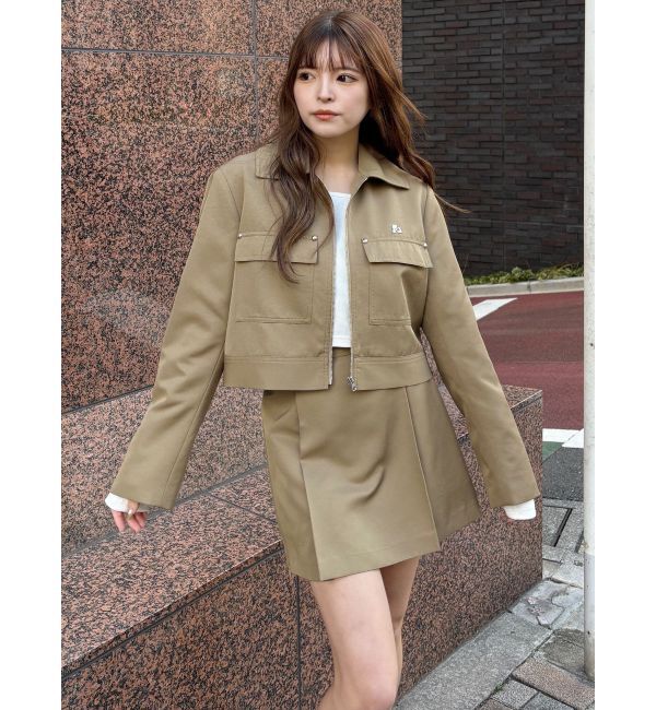 MURUA「ステンカラージップブルゾン【セットアップ着用可】」|ブルゾン・スタジャン|