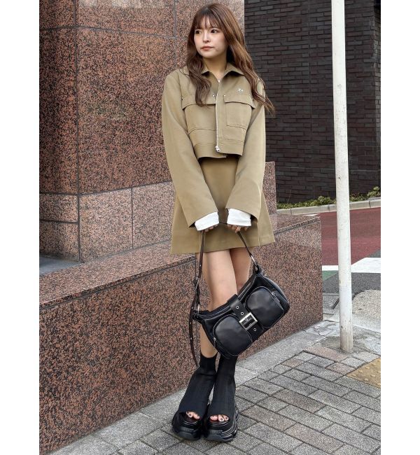 MURUA「ステンカラージップブルゾン【セットアップ着用可】」|ブルゾン・スタジャン|