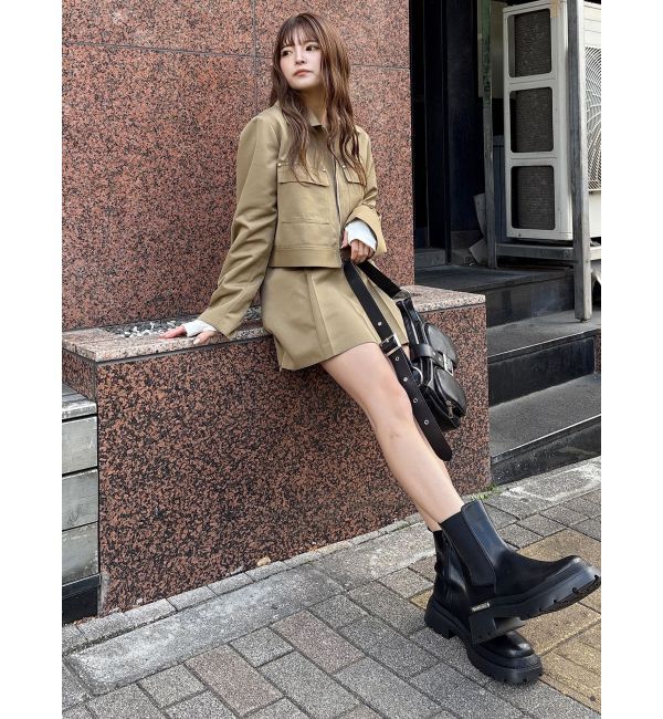 MURUA「ステンカラージップブルゾン【セットアップ着用可】」|ブルゾン・スタジャン|