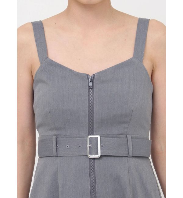 MURUA「チュールジャンパースカート」|ワンピース|