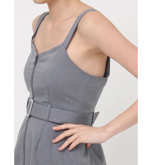 MURUA「チュールジャンパースカート」|ワンピース|