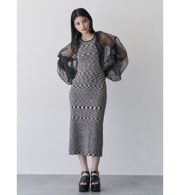 MURUA「リボンドロストスリーブシャイニーシアーシャツ」|シャツ・ブラウス|