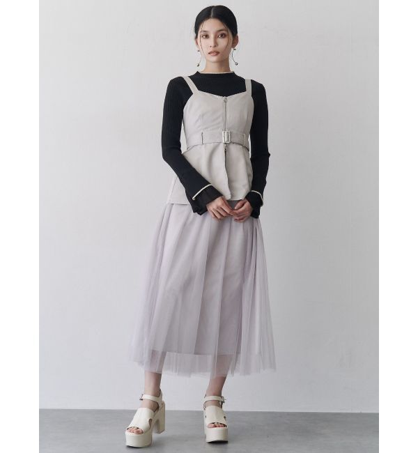 MURUA「プラットフォームカットワークサンダル」|サンダル|