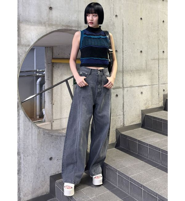 MURUA「プラットフォームカットワークサンダル」|サンダル|