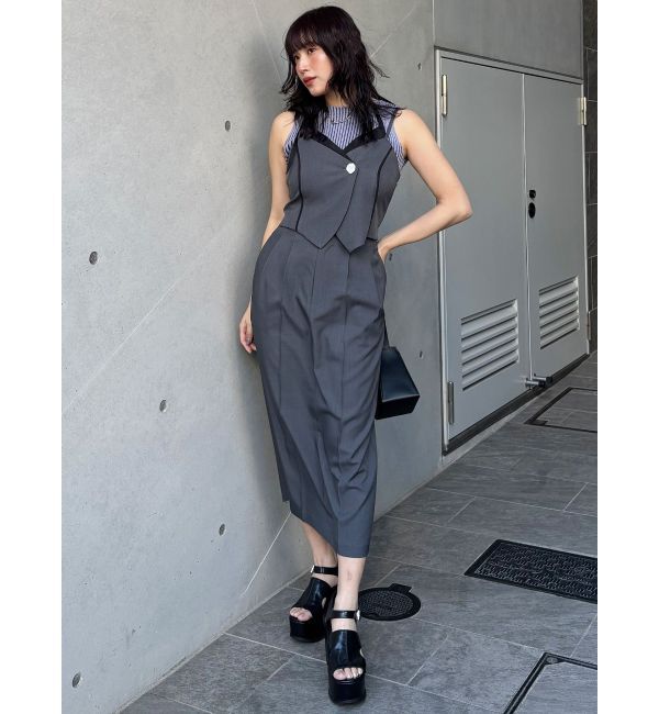 MURUA「プラットフォームカットワークサンダル」|サンダル|