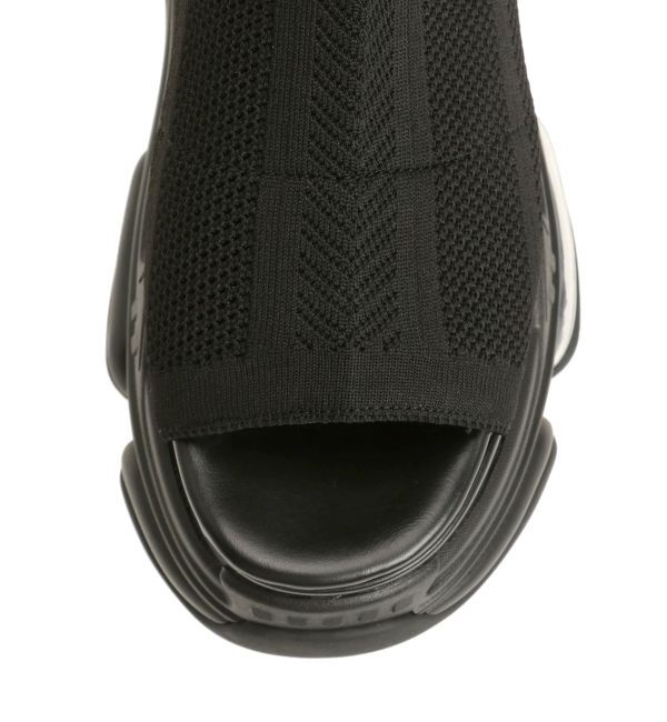 MURUA「エアプラットフォームオープントゥソックブーツ」|ショートブーツ|