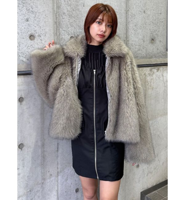 MURUA「フロントZIPミニジャンスカ」|ワンピース|