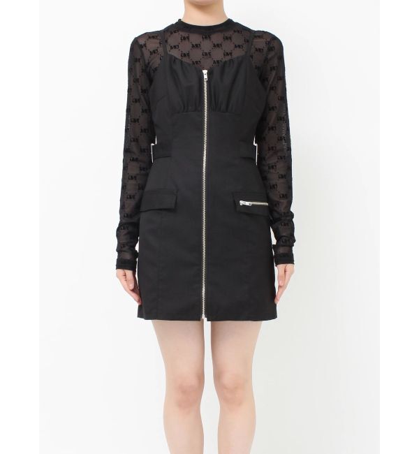 MURUA「フロントZIPミニジャンスカ」|ワンピース|