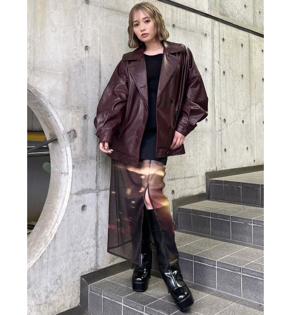 MURUA「2wayスタッズカバーブーツ」|ロングブーツ|