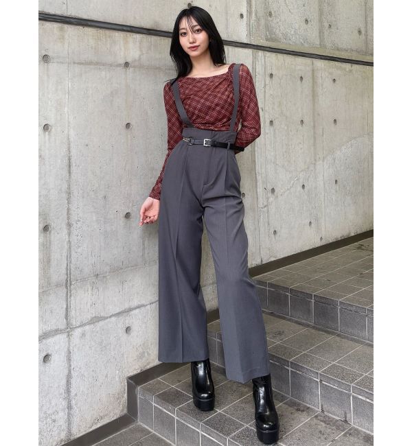 MURUA「2wayスタッズカバーブーツ」|ロングブーツ|