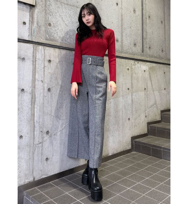 MURUA「2wayスタッズカバーブーツ」|ロングブーツ|