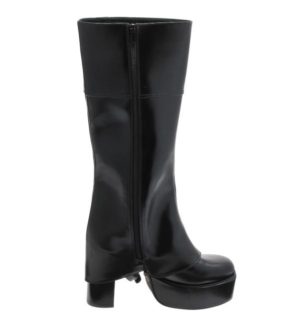 MURUA「2wayスタッズカバーブーツ」|ロングブーツ|