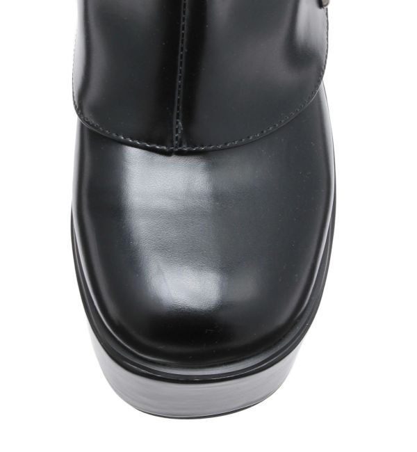 MURUA「2wayスタッズカバーブーツ」|ロングブーツ|