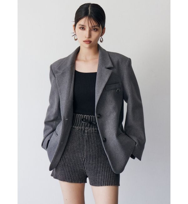 MURUA「カラーアタッチメントジャケット」|テーラードジャケット|