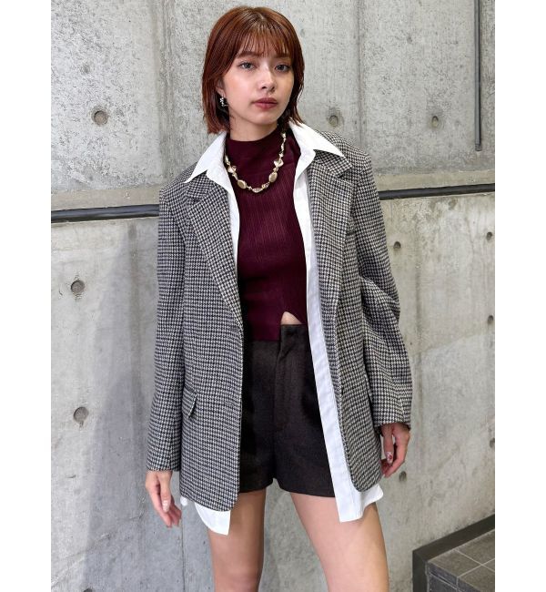 MURUA「カラーアタッチメントジャケット」|テーラードジャケット|