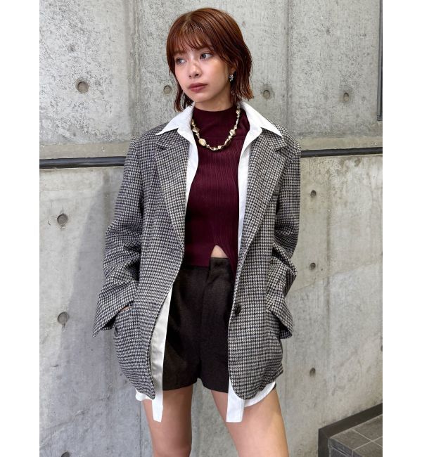 MURUA「カラーアタッチメントジャケット」|テーラードジャケット|