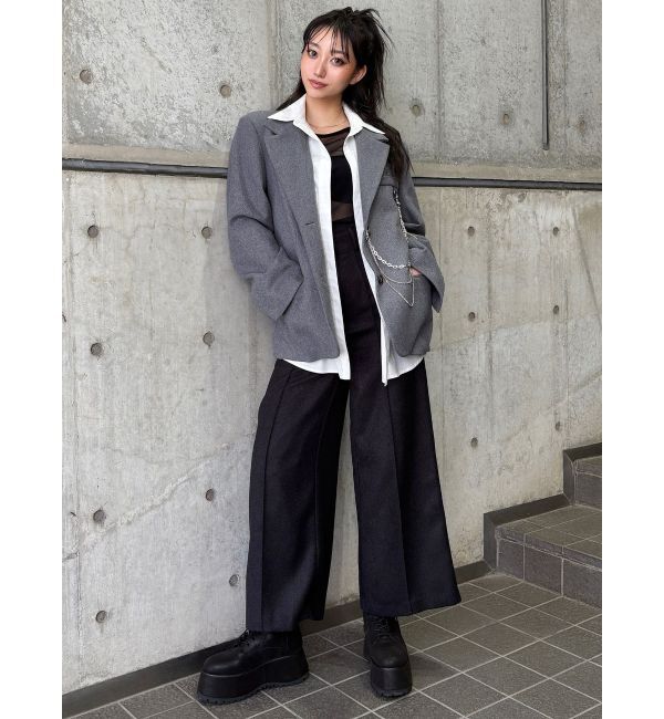 MURUA「カラーアタッチメントジャケット」|テーラードジャケット|