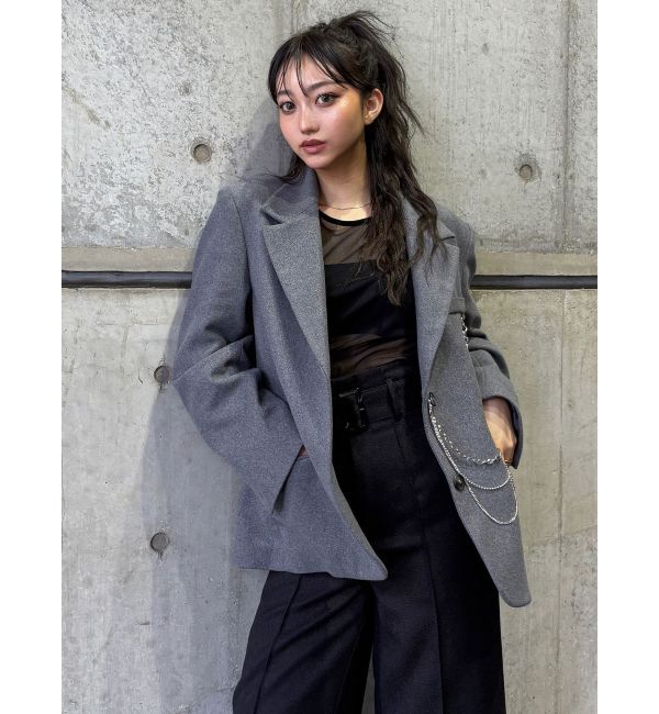 MURUA「カラーアタッチメントジャケット」|テーラードジャケット|