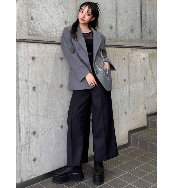 MURUA「カラーアタッチメントジャケット」|テーラードジャケット|