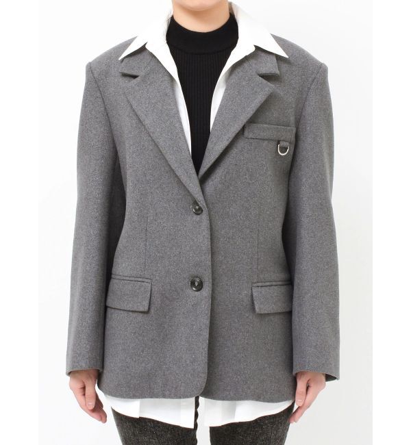 MURUA「カラーアタッチメントジャケット」|テーラードジャケット|