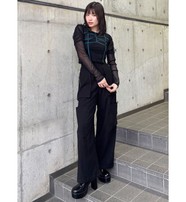 MURUA「カーゴZIPパンツ」|カーゴ|