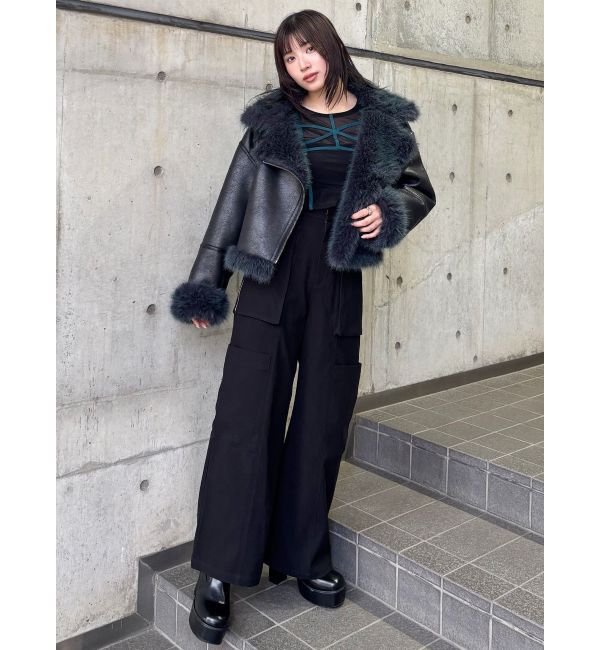 MURUA「カーゴZIPパンツ」|カーゴ|