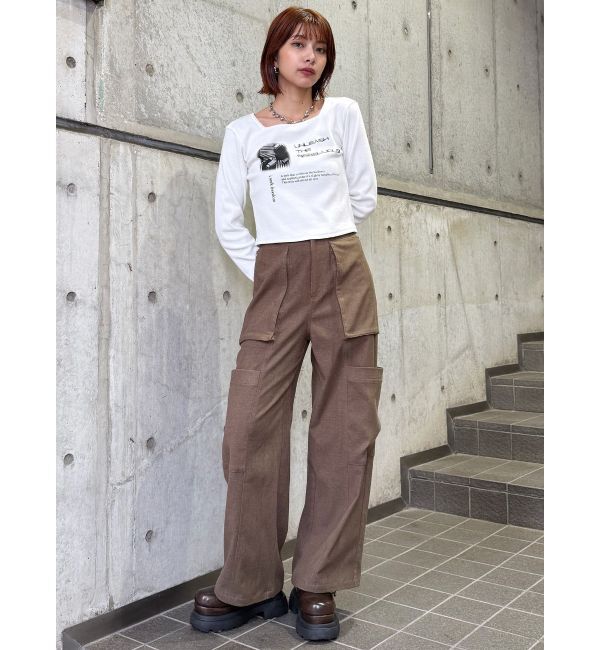 MURUA「カーゴZIPパンツ」|カーゴ|