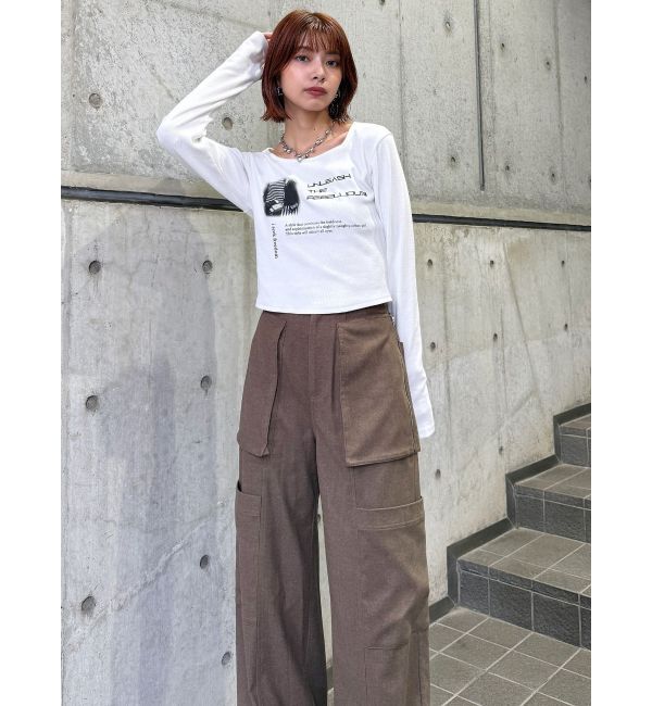 MURUA「カーゴZIPパンツ」|カーゴ|