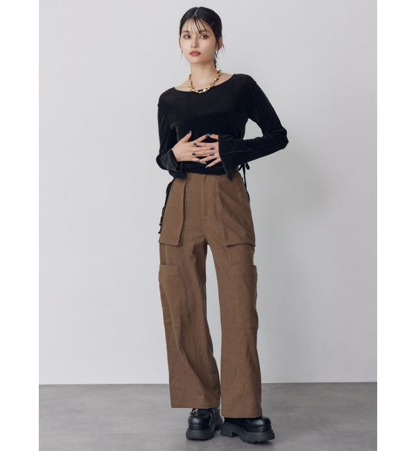 MURUA「カーゴZIPパンツ」|カーゴ|