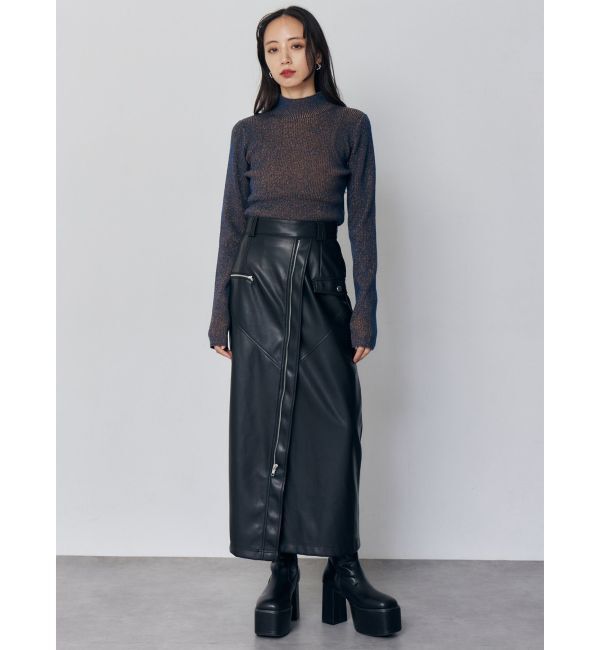 MURUA「フェイクレザースクエアブーツ」|ショートブーツ|