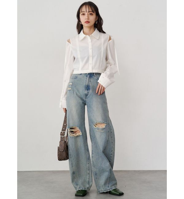 MURUA「カシュクールマルチウェイシャツ」|シャツ・ブラウス|