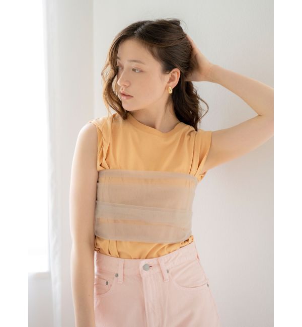 Ungrid「ウォッシュカラータンクトップ」|Tシャツ・カットソー|