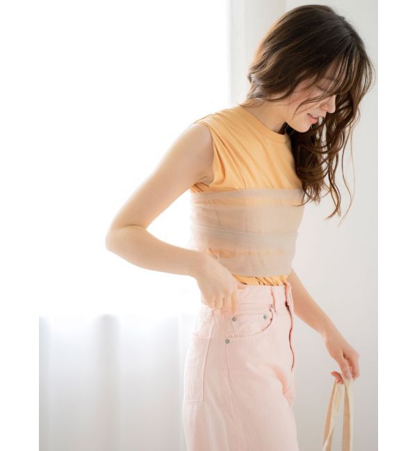 Ungrid「ウォッシュカラータンクトップ」|Tシャツ・カットソー|