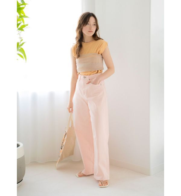 Ungrid「ウォッシュカラータンクトップ」|Tシャツ・カットソー|