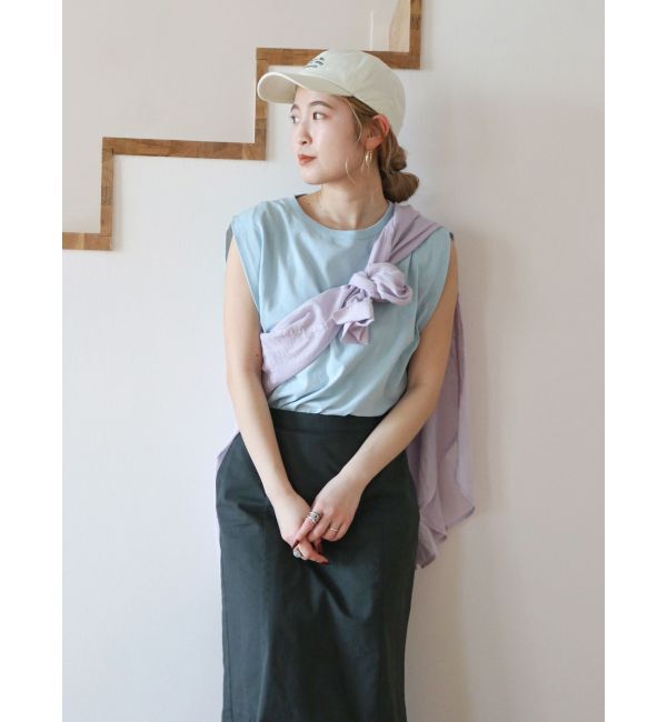 Ungrid「ウォッシュカラータンクトップ」|Tシャツ・カットソー|