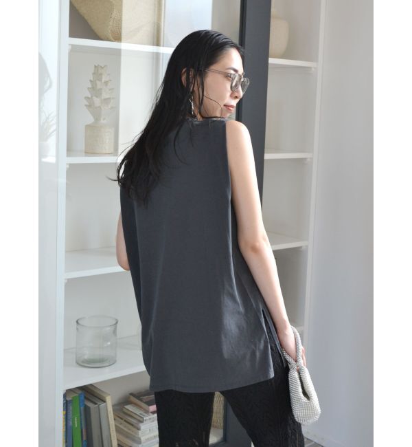 Ungrid「ウォッシュカラータンクトップ」|Tシャツ・カットソー|