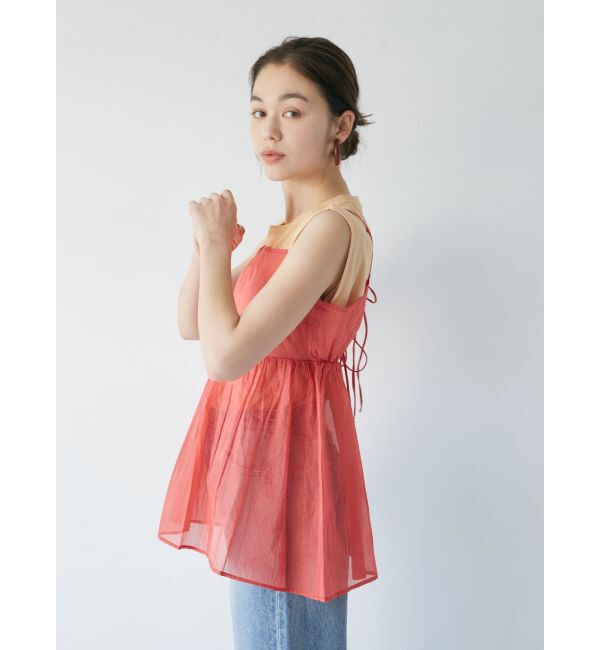 Ungrid「ウォッシュカラータンクトップ」|Tシャツ・カットソー|