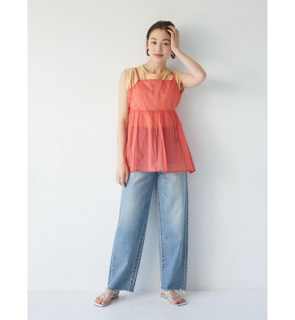 Ungrid「ウォッシュカラータンクトップ」|Tシャツ・カットソー|