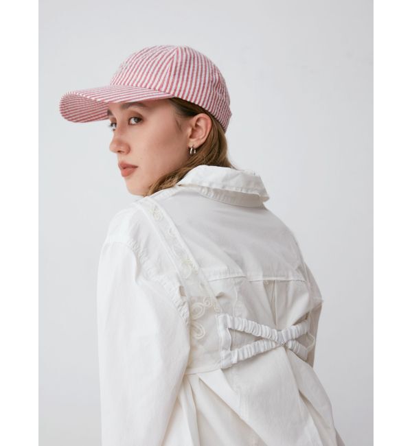 Ungrid「シアーエンブロイダリービスチェ」|シャツ・ブラウス|