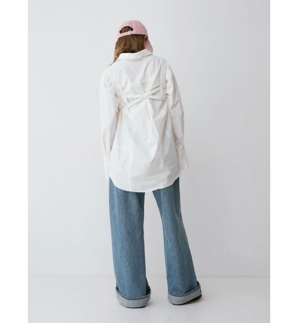 Ungrid「シアーエンブロイダリービスチェ」|シャツ・ブラウス|