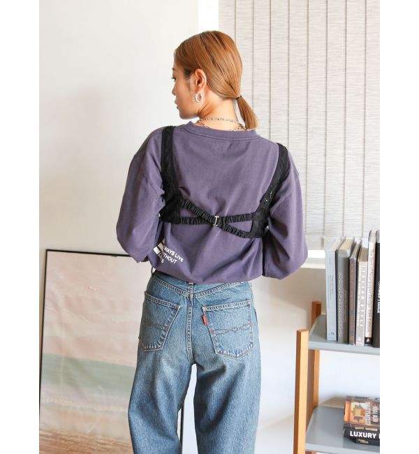 Ungrid「シアーエンブロイダリービスチェ」|シャツ・ブラウス|