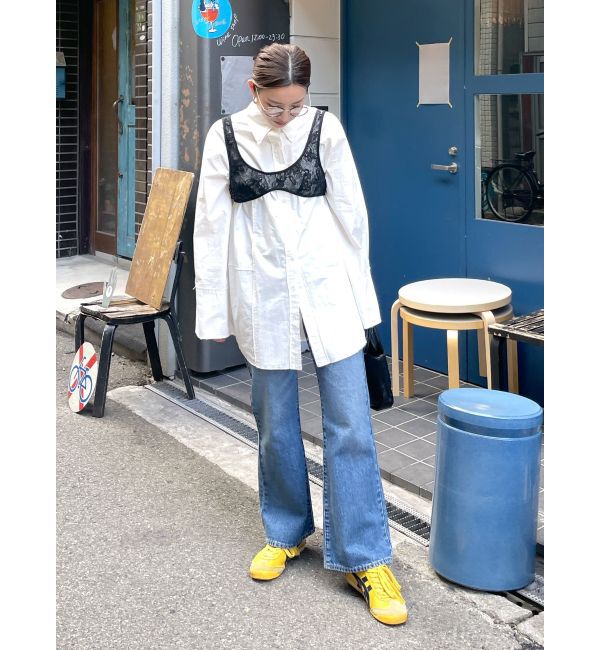 Ungrid「シアーエンブロイダリービスチェ」|シャツ・ブラウス|