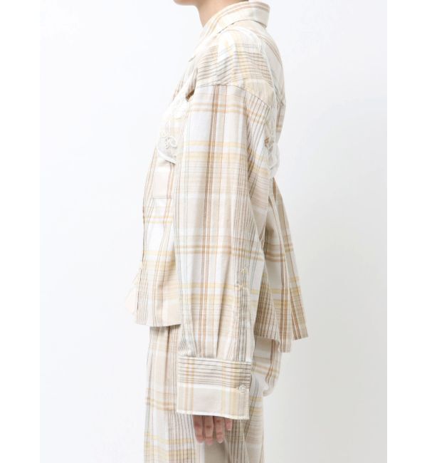 Ungrid「シアーエンブロイダリービスチェ」|シャツ・ブラウス|