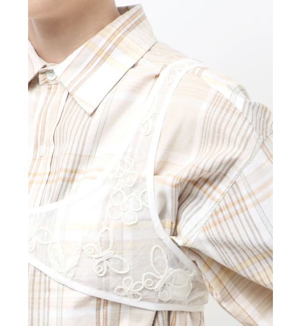 Ungrid「シアーエンブロイダリービスチェ」|シャツ・ブラウス|