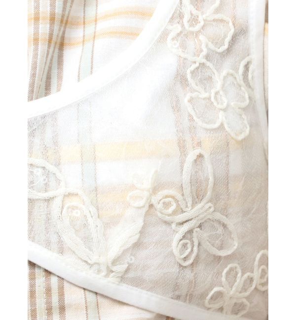 Ungrid「シアーエンブロイダリービスチェ」|シャツ・ブラウス|